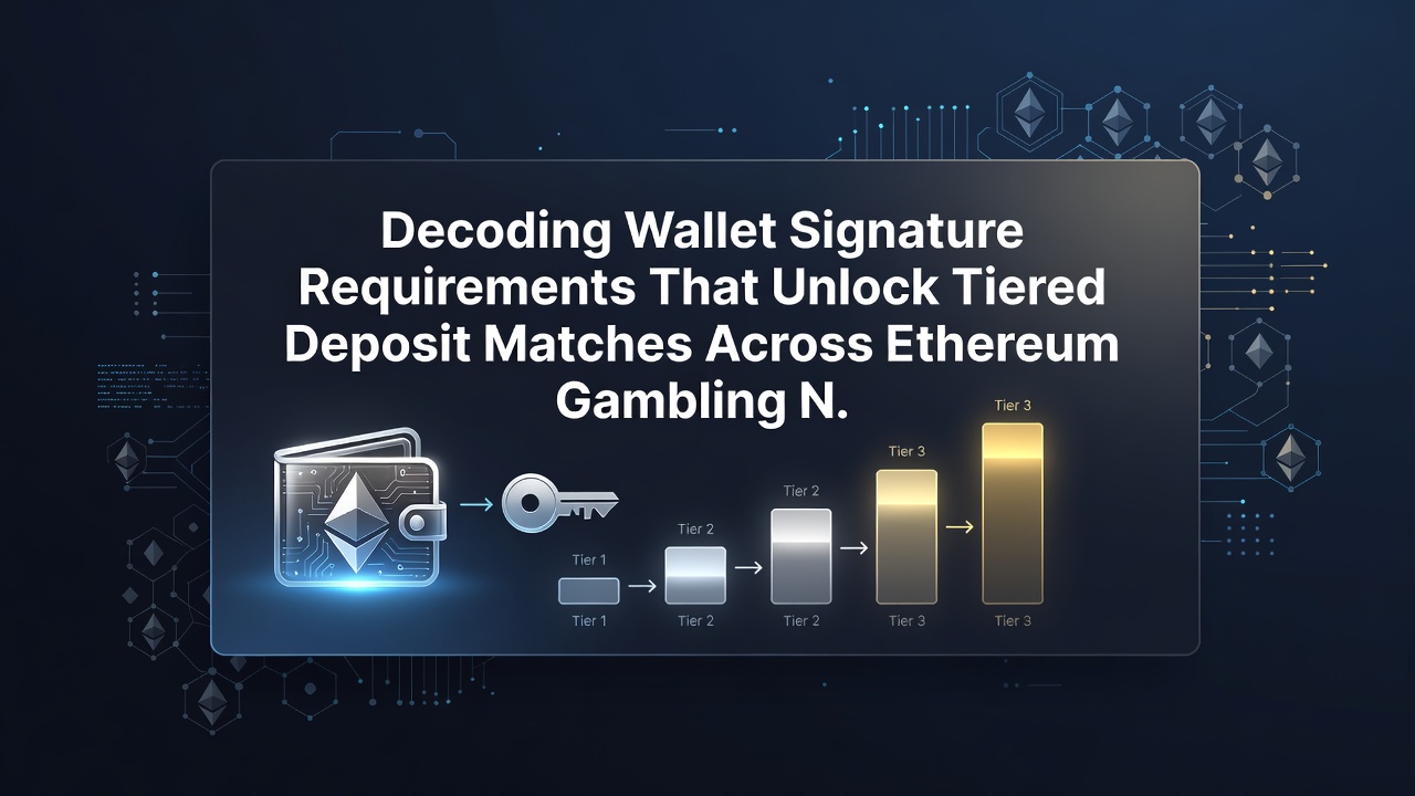 Darstellung von gestaffelten Bonusstrukturen und Signaturflüssen in Ethereum-Casino-Netzwerken