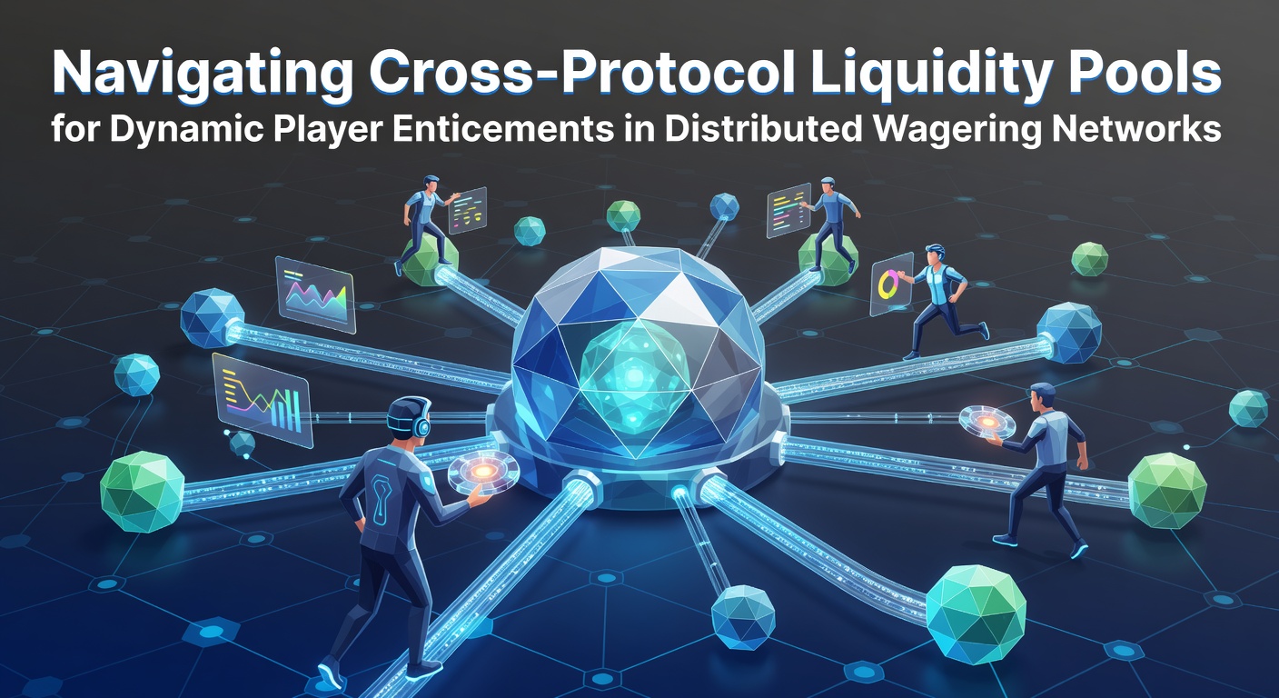 Darstellung von Cross-Protokoll-Liquiditätspools in verteilten Wettnetzwerken mit Blockchain-Elementen