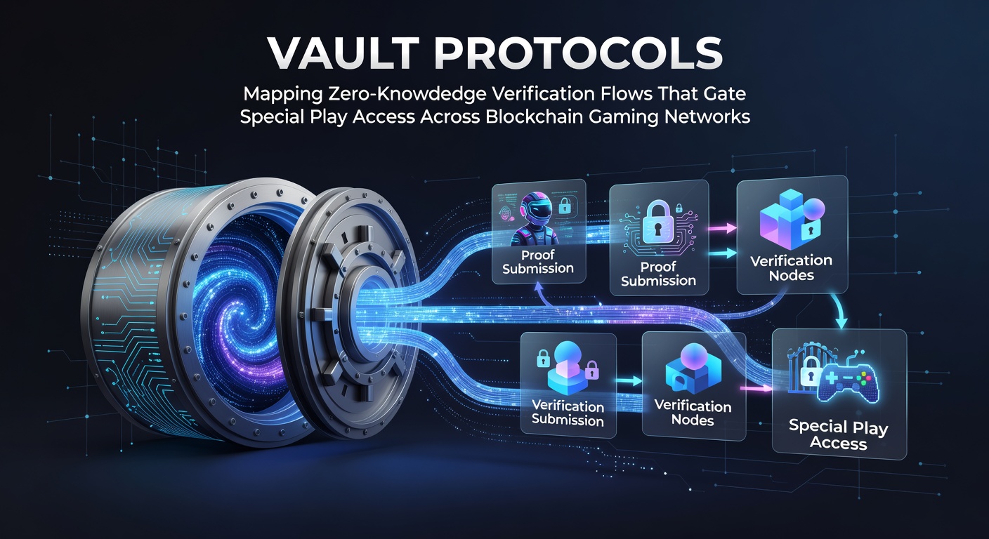 Darstellung von Vault-Protokollen mit Zero-Knowledge-Verifizierungsflüssen in Blockchain-Gaming-Netzwerken